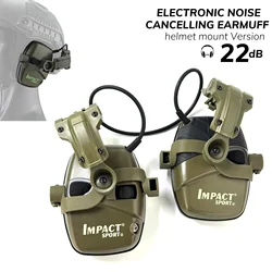 Professional Howard Helmet Version Tactical Electronic Shooting Earmuff Anti-noise Sound Amplification Headphone NRR22dB