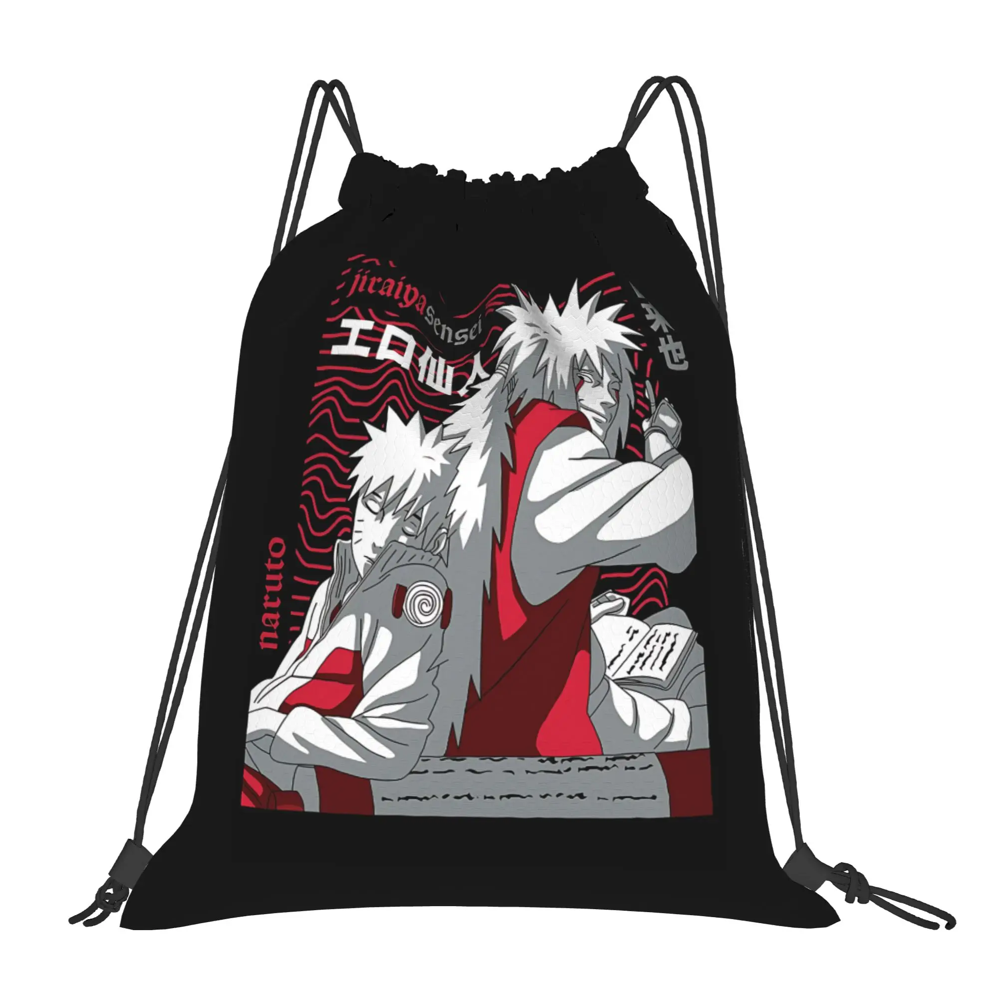 sports Pouch Naruto anime comic  Portable Sports Drawstring Bags Riding Backpack Gym Shoes Storage Backpacks