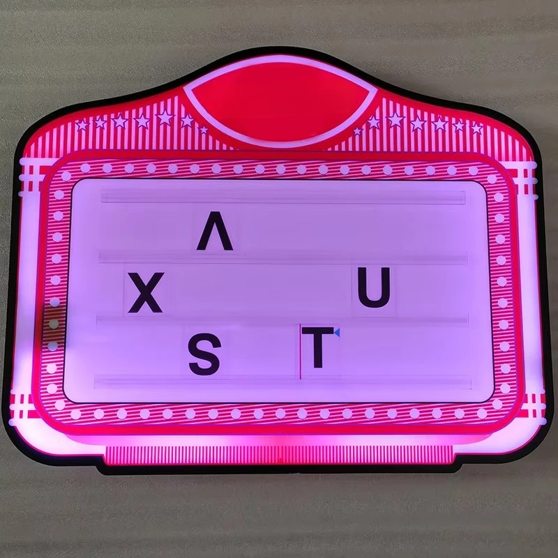 VIP logo Light Emitting Diode message board box light for nightclub party events
