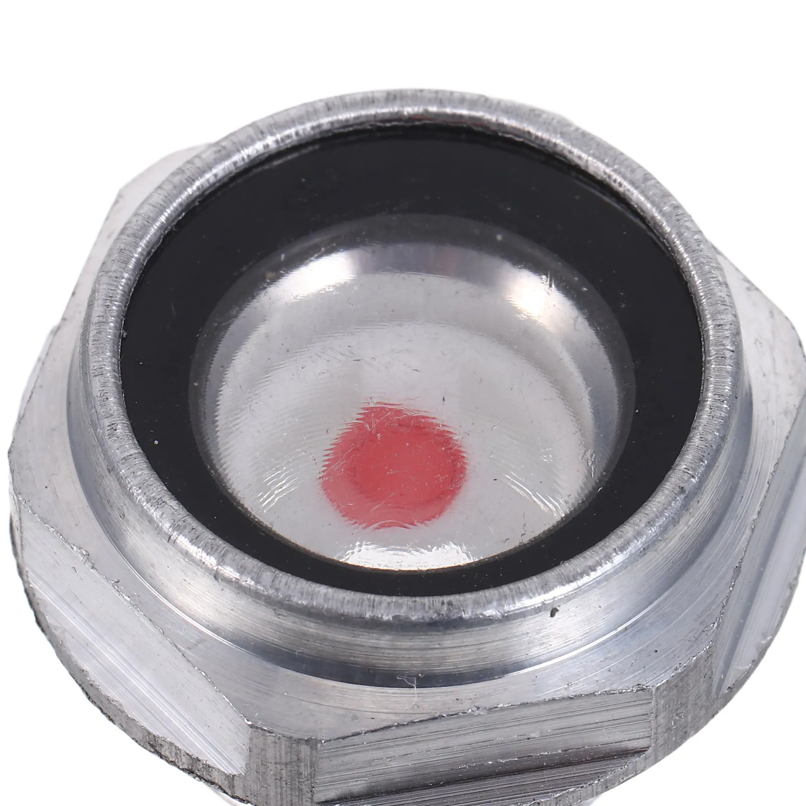 8Pcs Air Compressor Oil Level Sight Window Gauge Male Thread Aluminum Liquid Level Indicator for Pump Tank Compressor Fittings