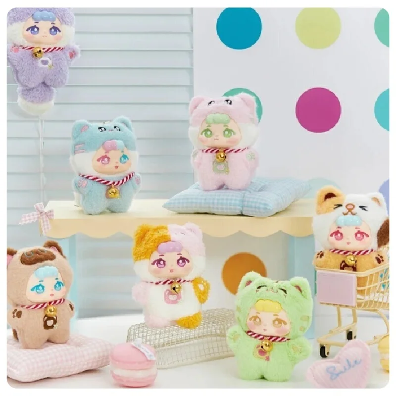 

Friendsheep Amow Meow Velvet Ball Party Series Plush Doll Vinyl Blind Box Cat Theme Cute Doll Bag Pendant Cute Mystery Box Gifts