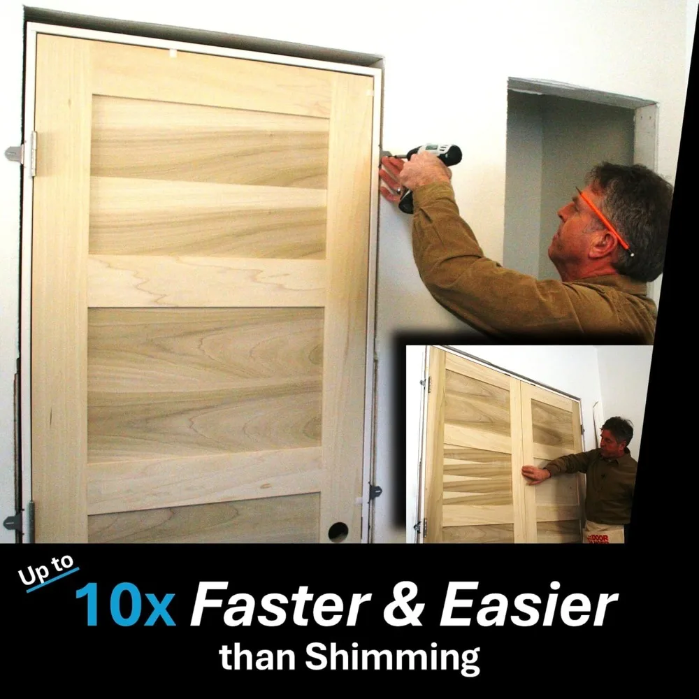 EXPR ®   مجموعة تثبيت الباب الممتازة - القوة القصوى (أمن كلا الجانبين) |   مسمار الباب الرسمي ®   قوس