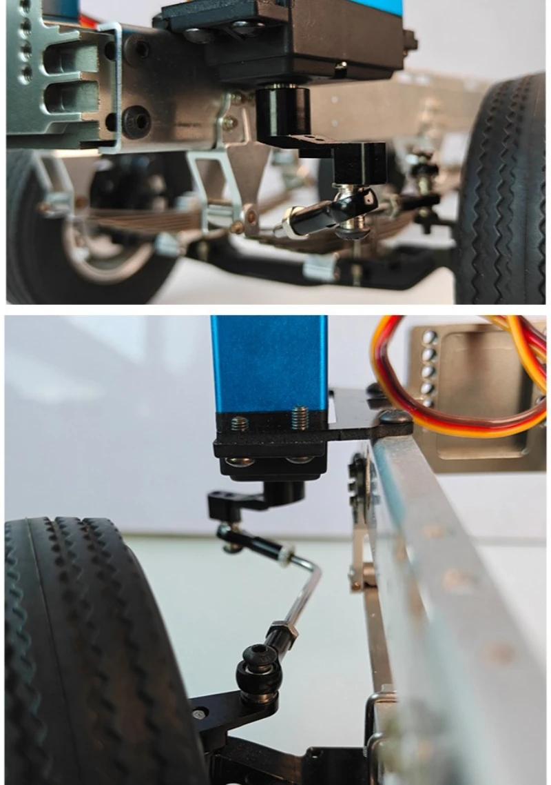 1 مجموعة المعادن محاكاة الطابق الثاني مجلس التوجيه رافعة مجموعة ل 1/14 تاميا مركبة يتم التحكم بها عن بُعد سيارة سكانيا فولفو بنز لتقوم بها بنفسك أجزاء اللعب