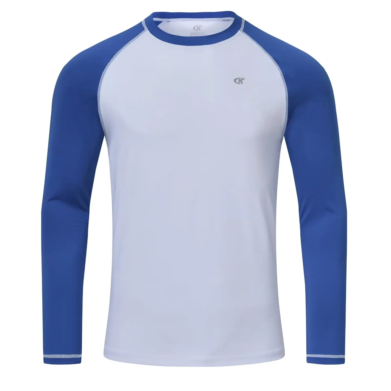 Herren Langarm Schwimm hemden Rash guard bis 50 UV Sonnenschutz hemd sportliches Training Laufen Wandern T-Shirt Bade bekleidung – Detail 23