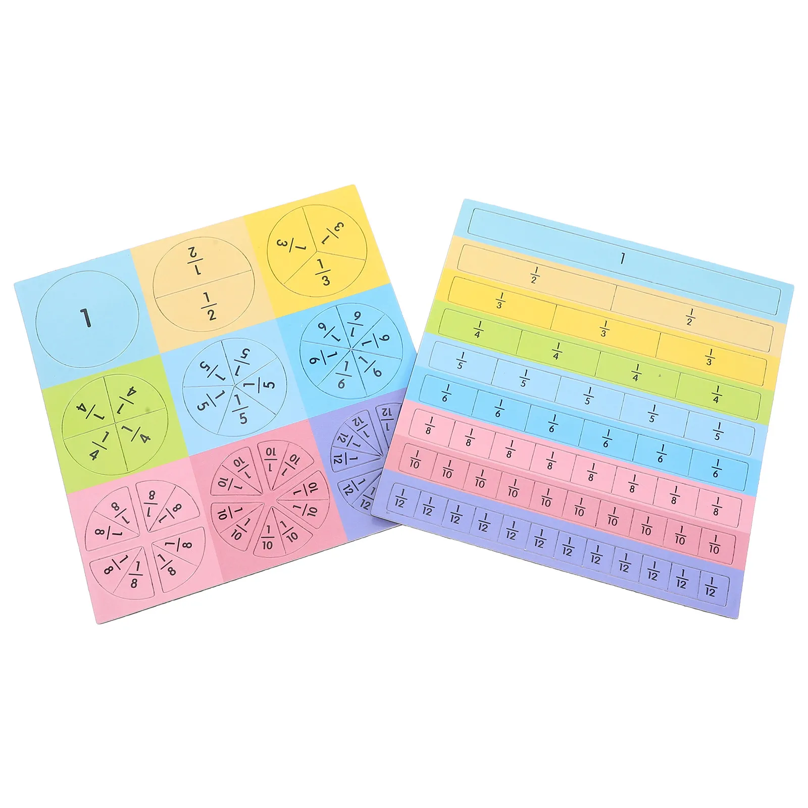 

1Set Magnetic Learning Score Disk Fraction Manipulatives for Interactive Math Education Puzzle Whiteboard Fraction Operations