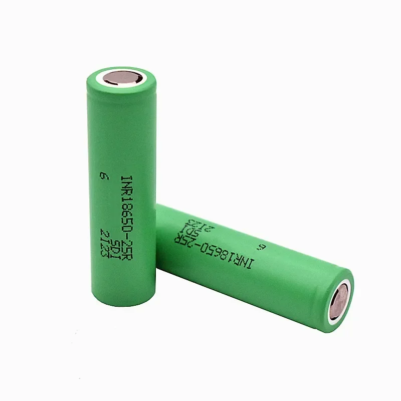 100% oryginalny INR18650 25R 1865 2500Mah 3,7 V 18650 Batterij Lithium-Oplaadbare Batterijen Hoge stom ogniwo energetyczne 20A