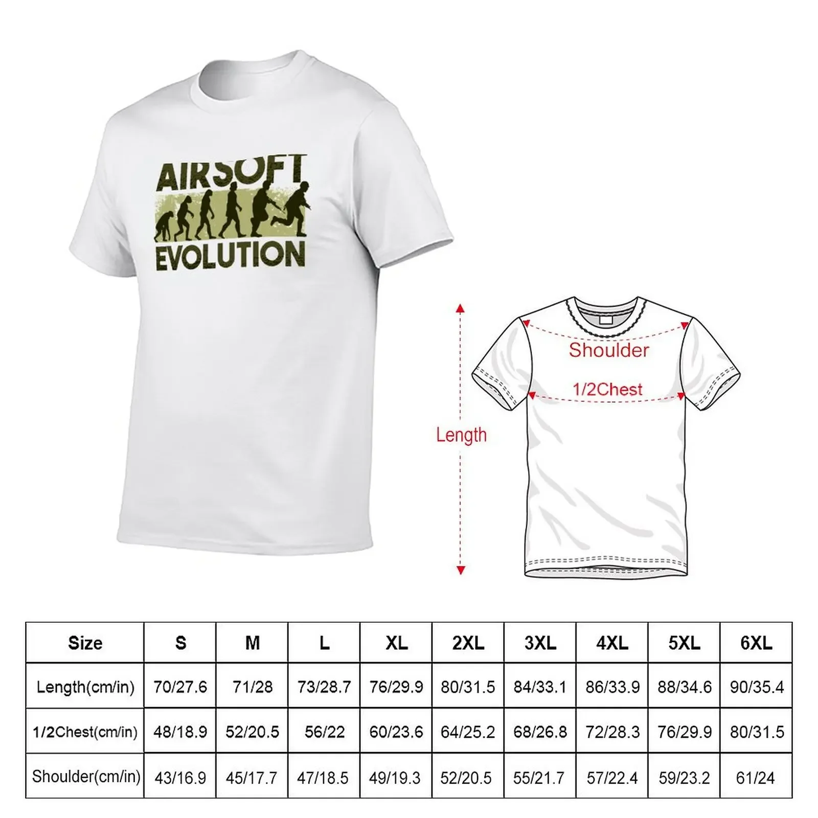AIRSOFT EVOLUTION T-Shirt blacks designer shirts shirts graphic vintage men clothings image 2