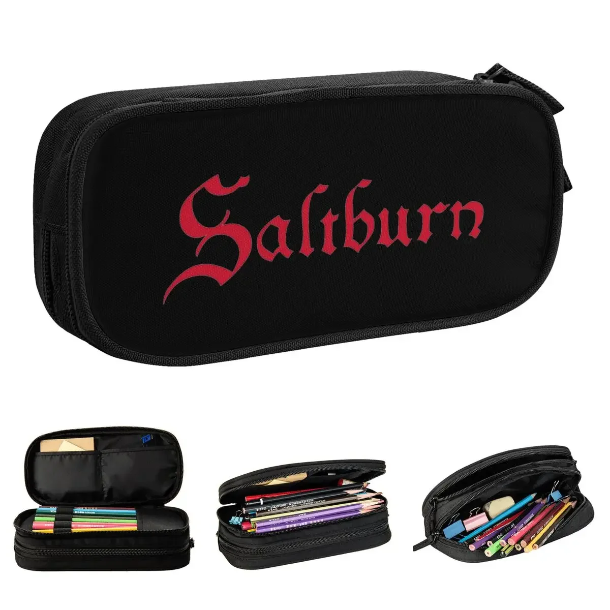 

Classic Saltburn Horror Pencil Cases Movie Pencilcases Pen Box for Girls Boys Big Capacity Bag School Supplies Zipper Stationery