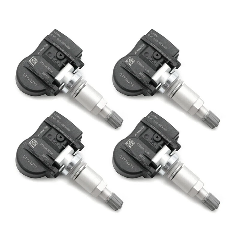 4Pcs 01725271 TPMS Sensor for Geely Atlas Emgrand X7 Sport 2020 433Mhz Tire Pressure Sensor Monitoring System 13327259