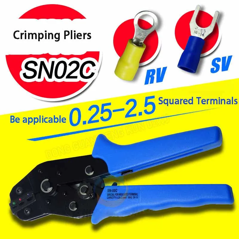 

1Pcs Crimping Pliers Insulation Heat Shrinkable Tube Crimping Pliers Connection Tube Wire Waterproof Intermediate Joint