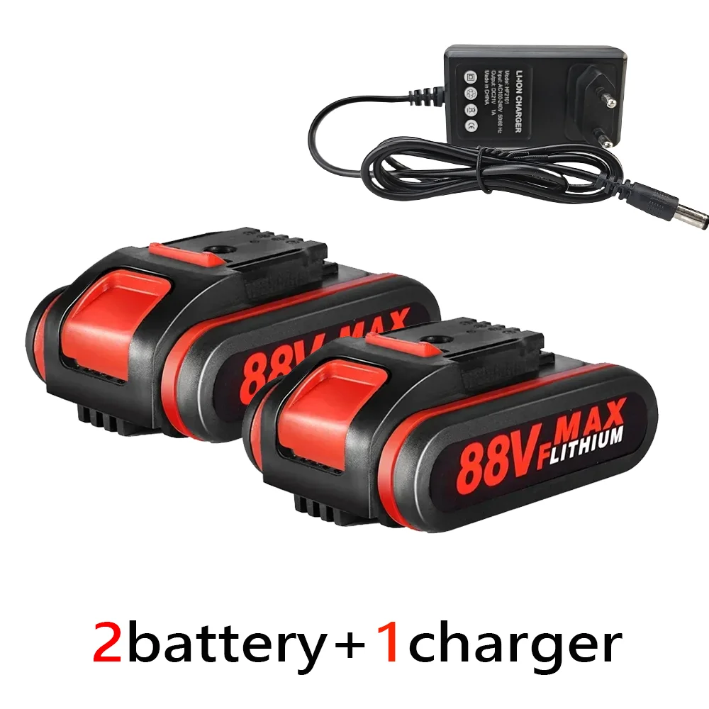 

88VF Large-Capacity Rechargeable Lithium Ion Worx Battery Replace 48VF 36VF Replace Battery for Electric Wrench Saw Power Tool