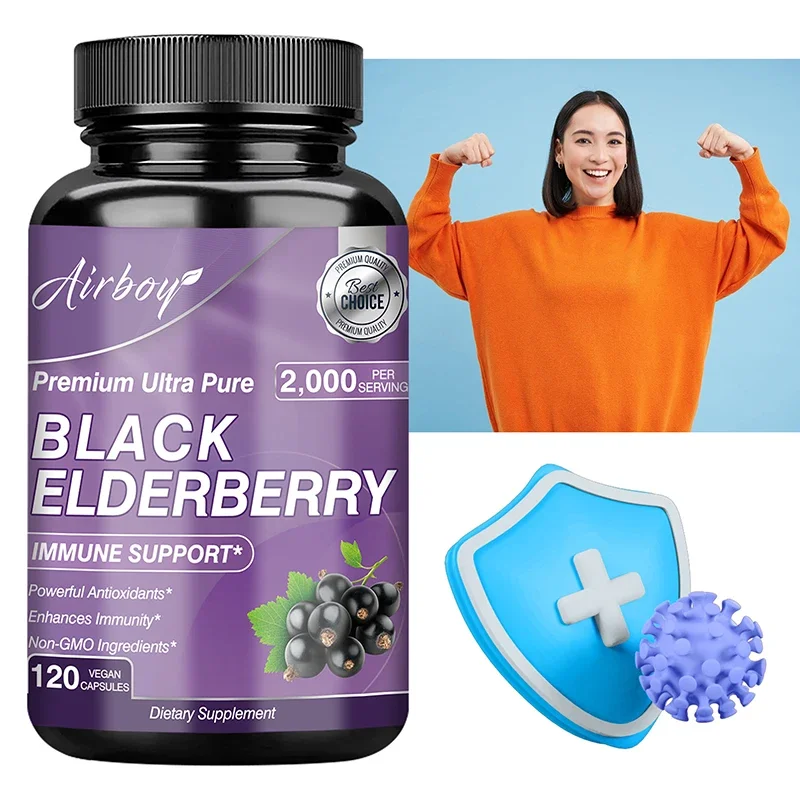 Black Elderberry - Immune Support, Antioxidant, Improves Skin Radiance and Tone