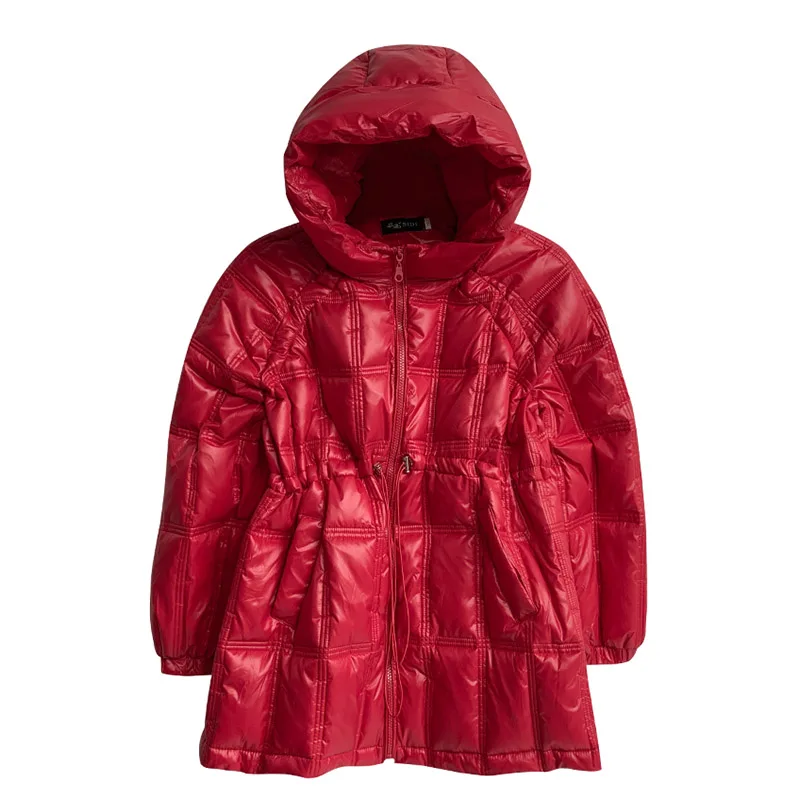 Candy Color Cotton-padded Jacket Women\'s Winter 2024 New Loose Korean Puffy Coat Warm Hooded Bright Outwear Pregnant Can Wear