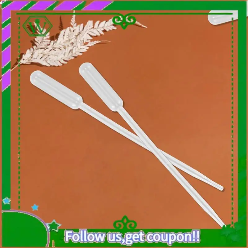 ABIK-500PCS Graduated Pipettes Dropper Polyethylene (0.5Ml)