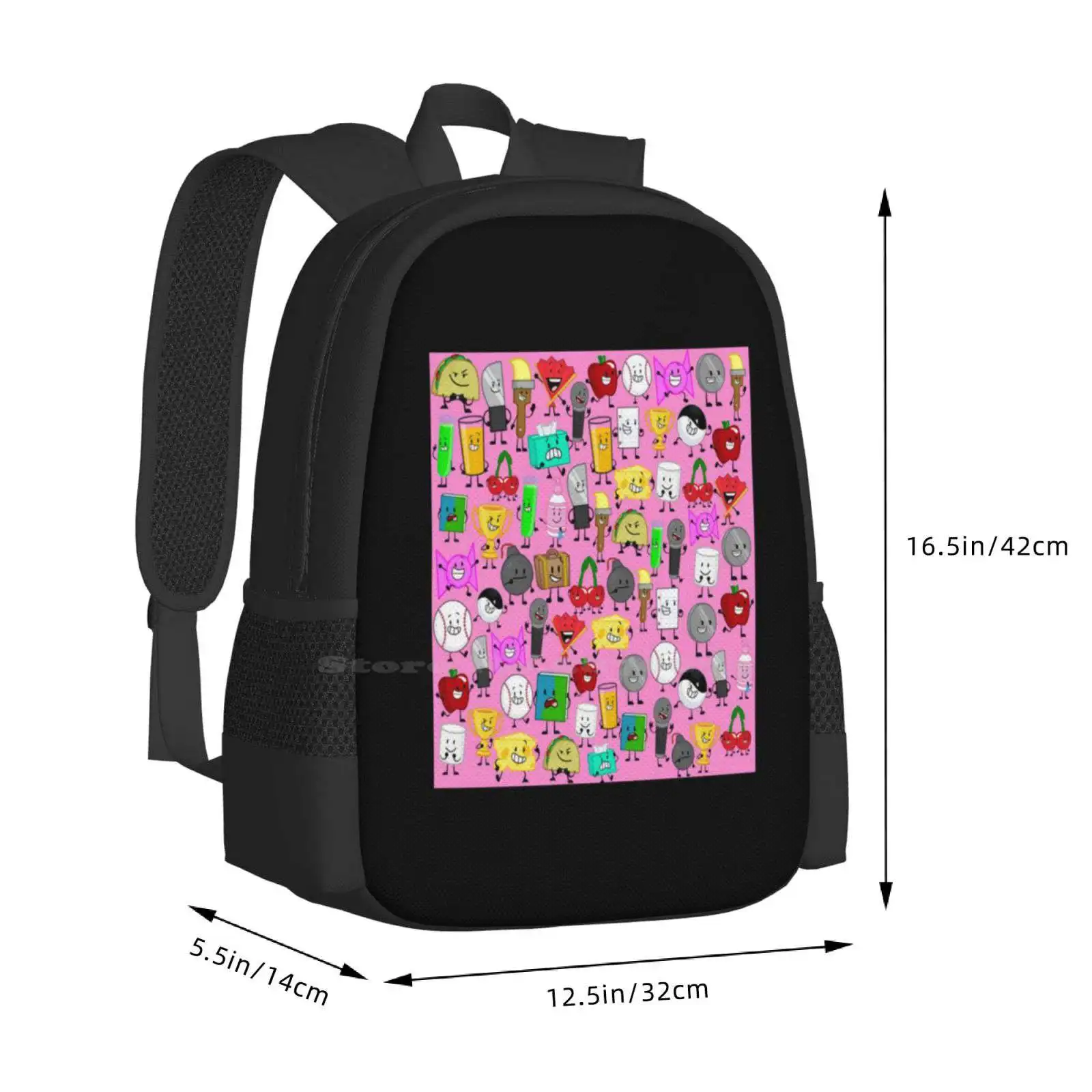 Inanimate رائجة البيع حقيبة الظهر حقائب الموضة كائن يظهر Tpot Ii2 Inanimate 2 Battle For Bfb The Nightly Manor Tnm Battle For