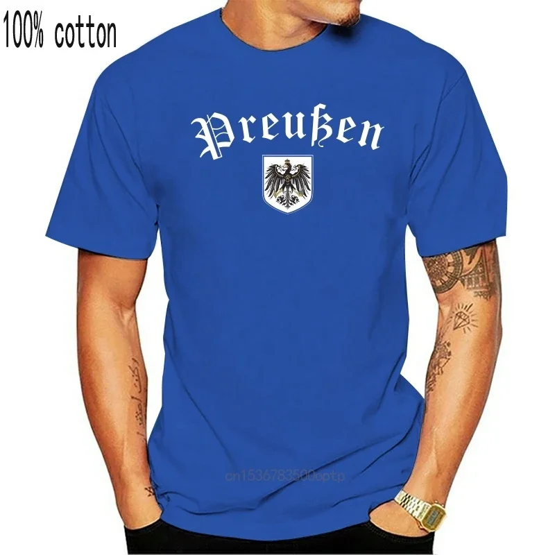 T-shirt Fashion Men Prussia TShirt  Old German With  S To 3XL  Black - Prussia