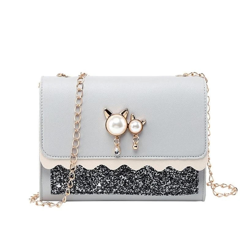 

Fashion Crossbody Bag Chain Bag Small Square Bag Shoulder Bag for Gathering