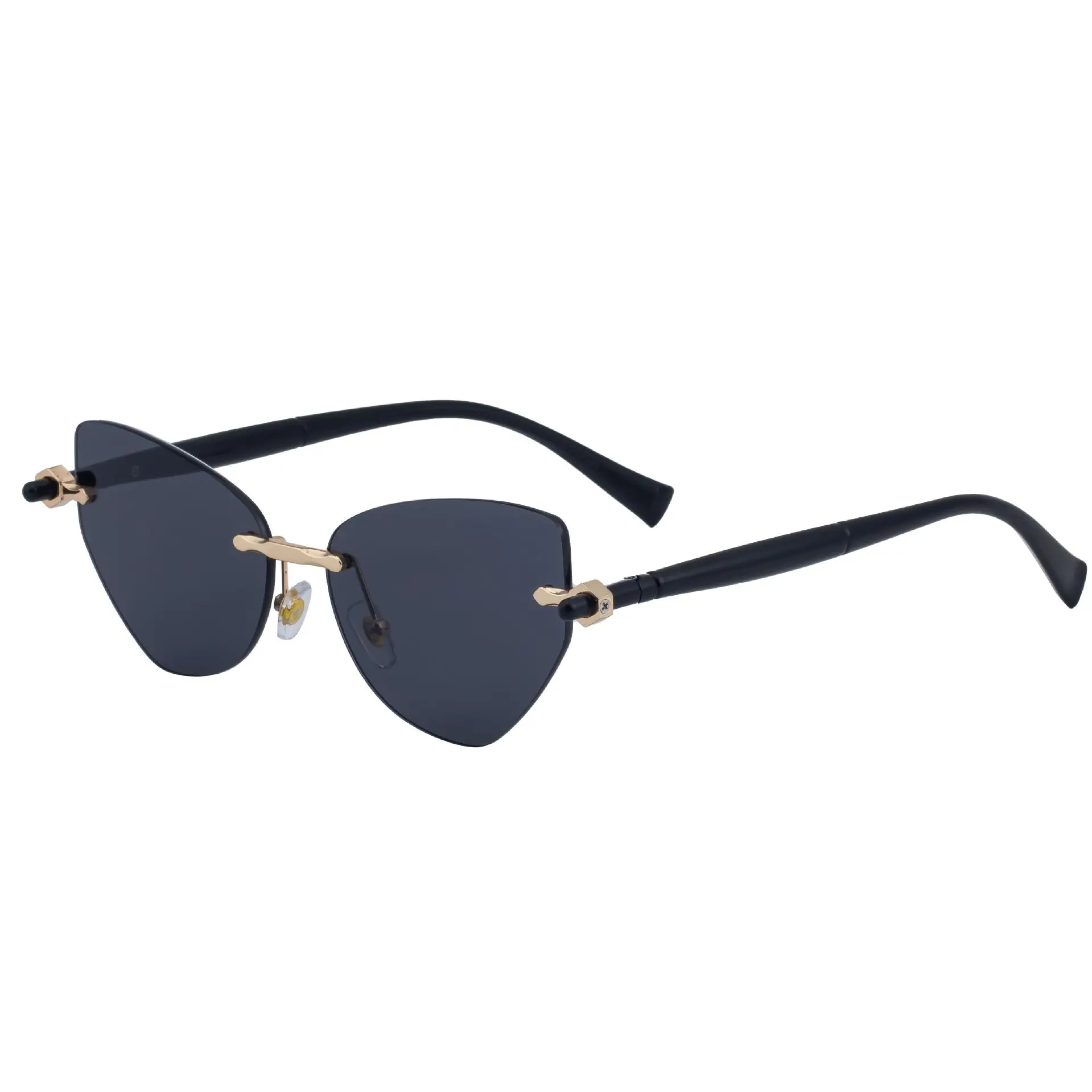 

Vintage Rectangle Oval Sunglasses Women Men Metal Frame Clear Lens Glasses Eyewear