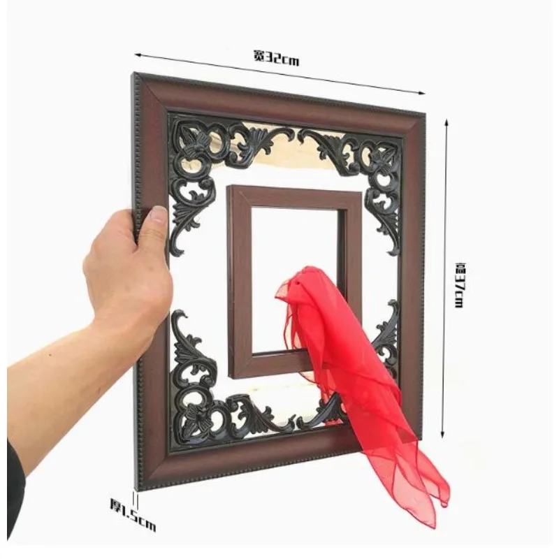 

Шелковое зеркало, сценические фокусы, аксессуары, ментализм, забавные игрушки Magia, шутка, гаджет, носовой платок через стекло Magie