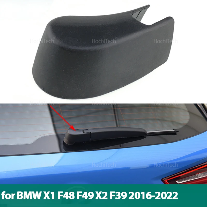 Rear Windshield Windscreen Wiper Arm Cover Cap Mounting Nut Replacement for BMW X1 F48 F49 X2 F39 2016-2022 61627366061