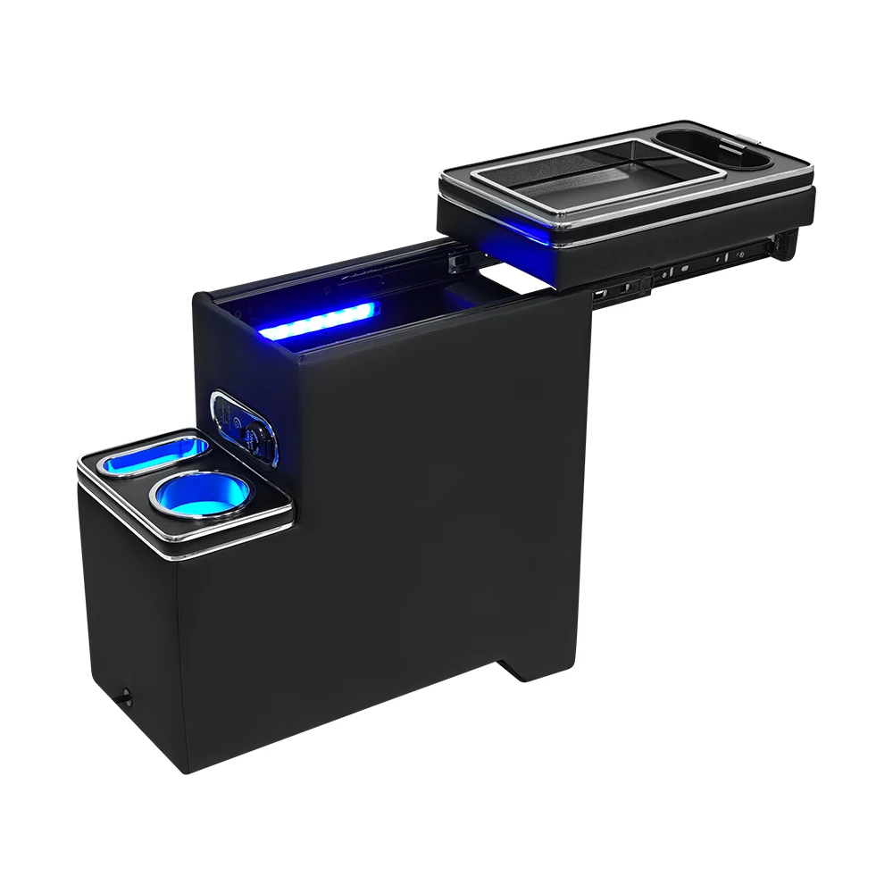 Durable OEM Car Interior Storage Box Multifunctional Armrest Box with Charging Port for Hong Kong Hybrid for Toyota Taxi