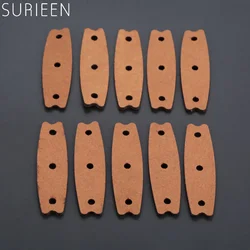 10 Pcs Hunting Microfiber Leather Slingshot Pouches Pouch For Outdoor Shooting Catapults Sling Shots Bow Replacements 55*15*10mm