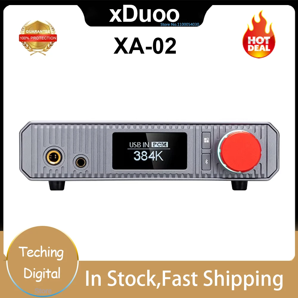 Оригинальный XDUOO XA-02 MQA сбалансированный ЦАП и усилитель для наушников ES9039Q2M DSD256 PCM32Bit/384 кГц XA02 USB-декодер
