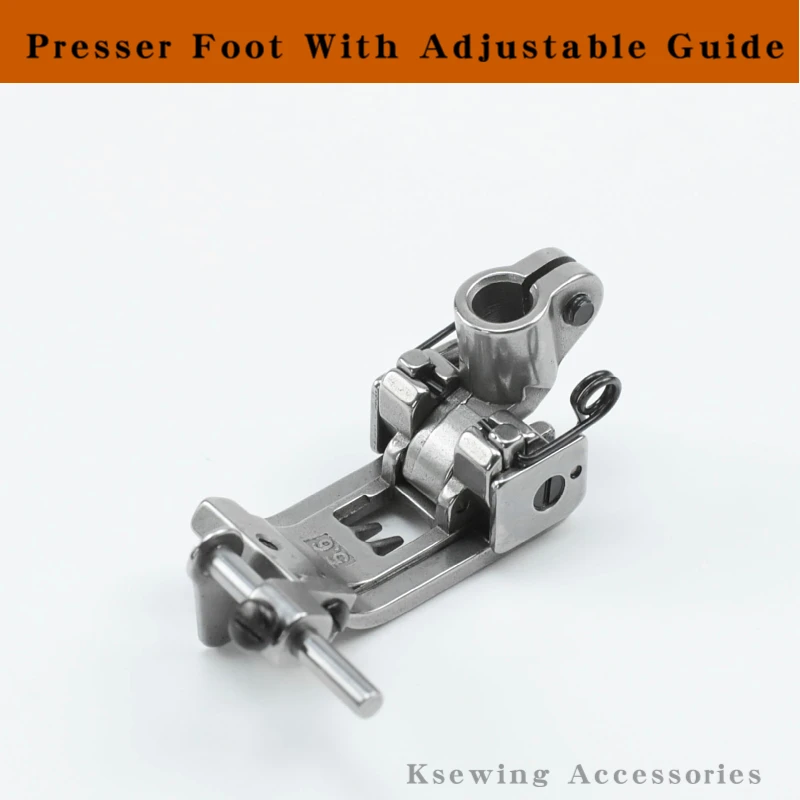 Прижимная лапка, регулируемая, для шитья Pegasus W500, W600, siula, F007, C007, с плоским замком