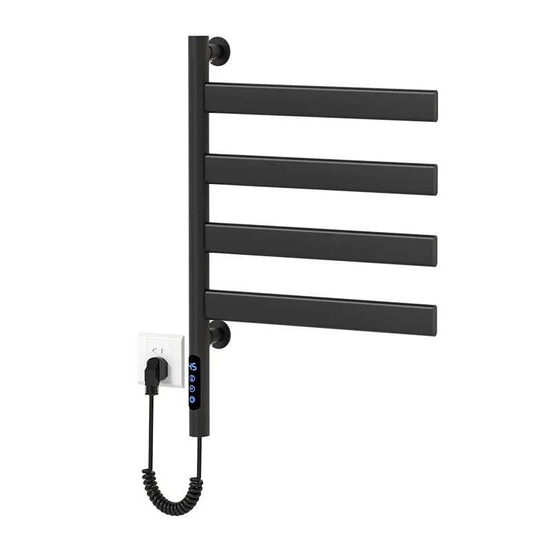 

Rotatable electric towel rack, stainless steel, bathroom heating storage