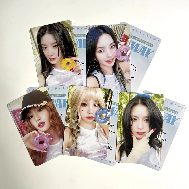 5szt/zestaw KPOP (G)I-DLE Nowy Album I SWAY LOMO Card Specjalna karta SHUHUA YUQI WITHMUU Pocztówka Kartka okolicznościowa K-POP Karta fotograficzna