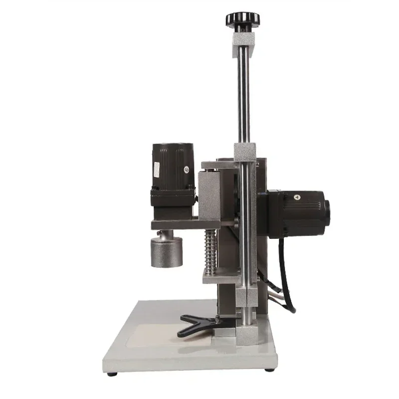 Machine de capsulage électrique de bureau 220v DHZ-450B, dispositif de capsulage de buse de pulvérisation de bouchon de pistolet, grande Machine de capsulage de bouchon de bouteille de bureau