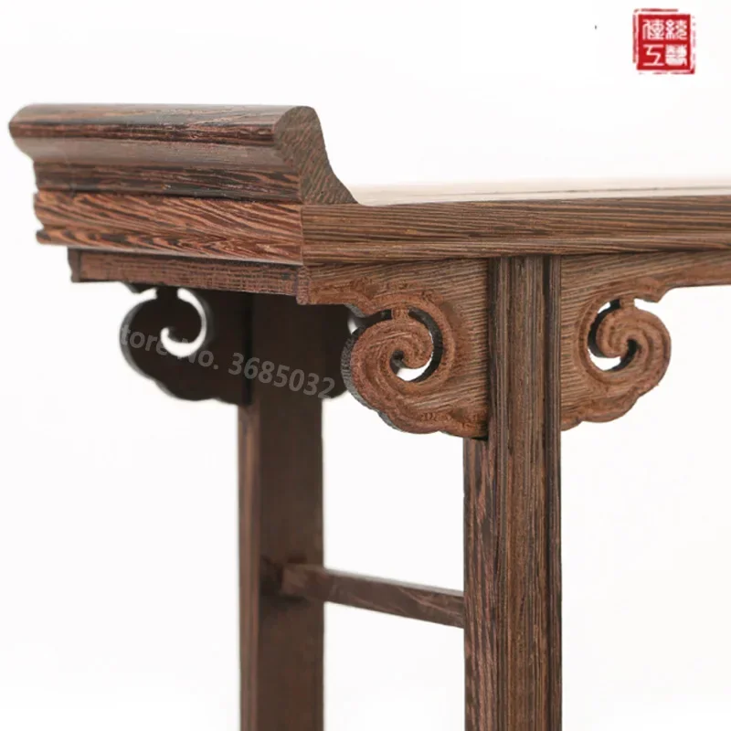 Chinese Low Tea Table, Redwood Wooden Carving Display Rack, Small Decoration Base for Tea Coffee, Traditional Accent Piece