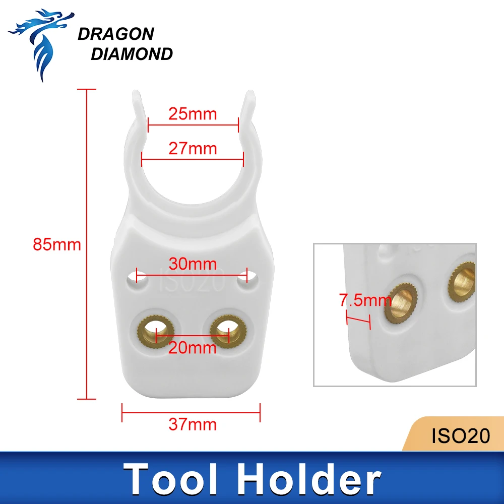 DRAGON DIAMOND ISO30 ISO20 BT30 Tool Spindle Tool Holder Clamp Plastic For Milling Machine Tool Accessories