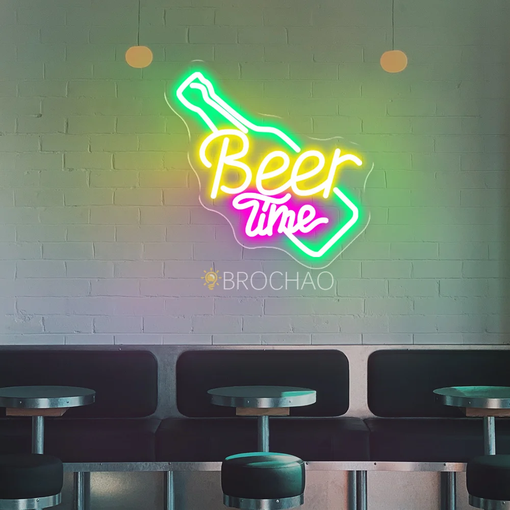 Bar Beer LED Neon Sign Night Lights Home Girl Boy Bedroom Party Bar Pub Club Wall Decor Neon Lamps Lights Housebar Decoration