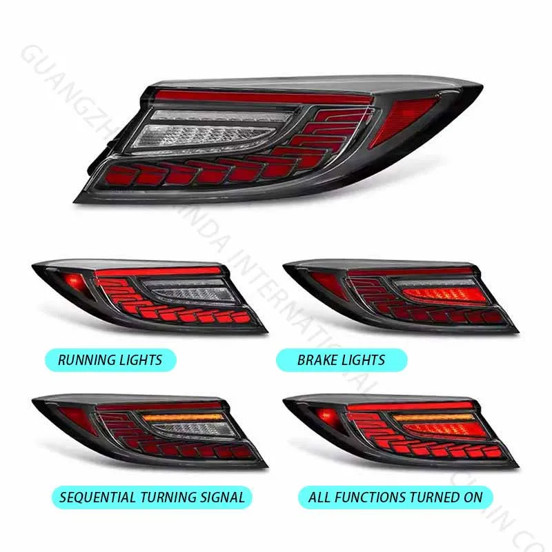 مجموعة المصابيح الخلفية LED للسيارات عدسة حمراء ملحقات المصابيح الخلفية المعدلة لسوبارو BRZ GR86 2021-2024 بالجملة 2022 2023