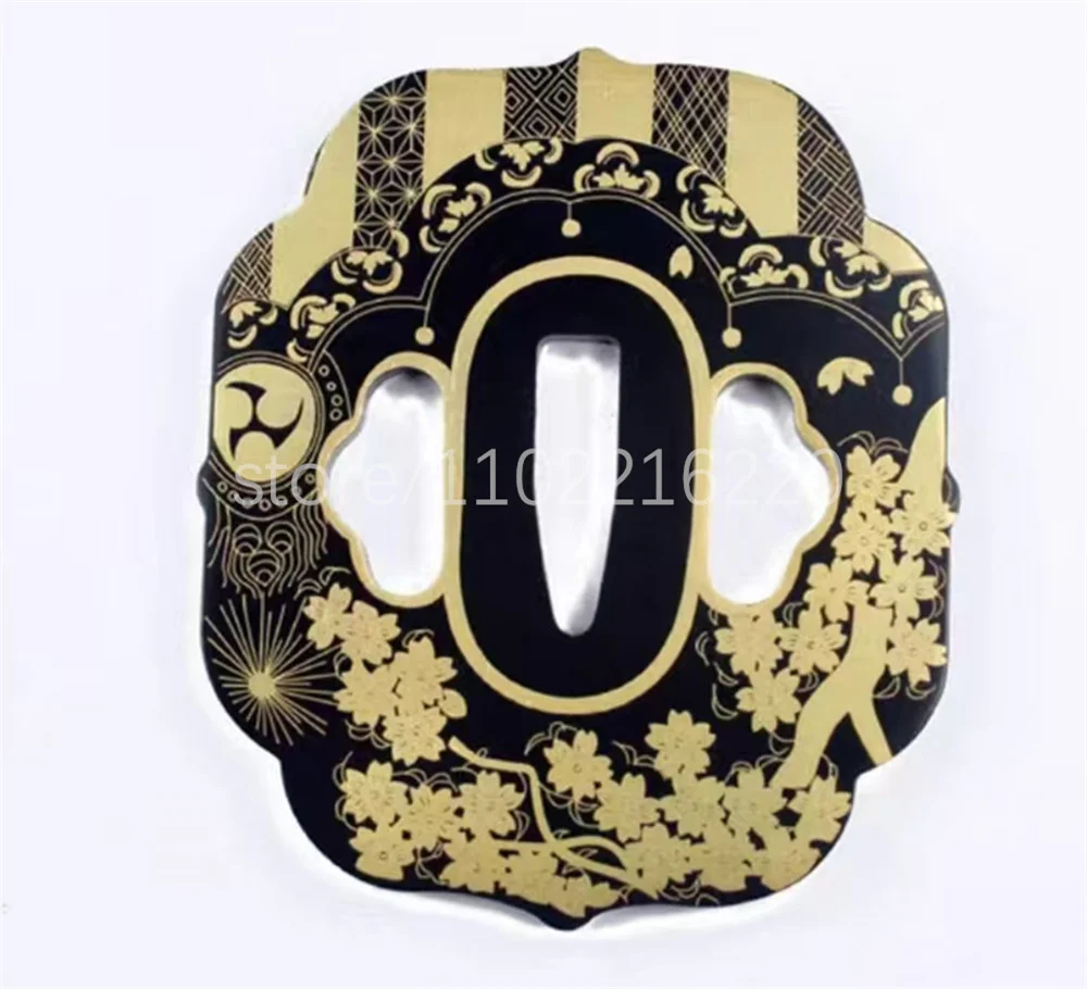 Very Nice Steel Iron Tsuba Handguard Guard For Japanese Real Japan Samurai Katana Sword Fittings Accessory Parts