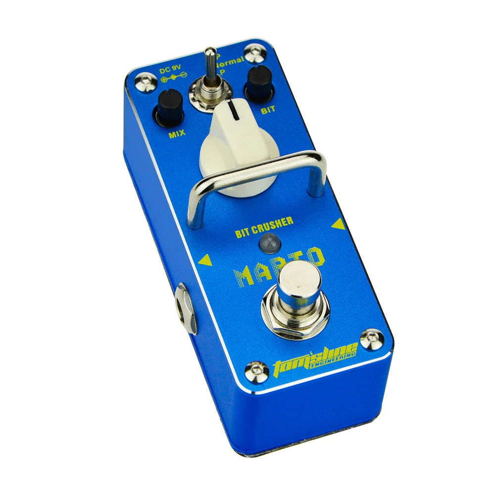 Aroma AMO-3 Bit Crusher Guitar Effect Pedal Mini Single Effect Pedal True Bypass Electric Guitar Parts & Accessories