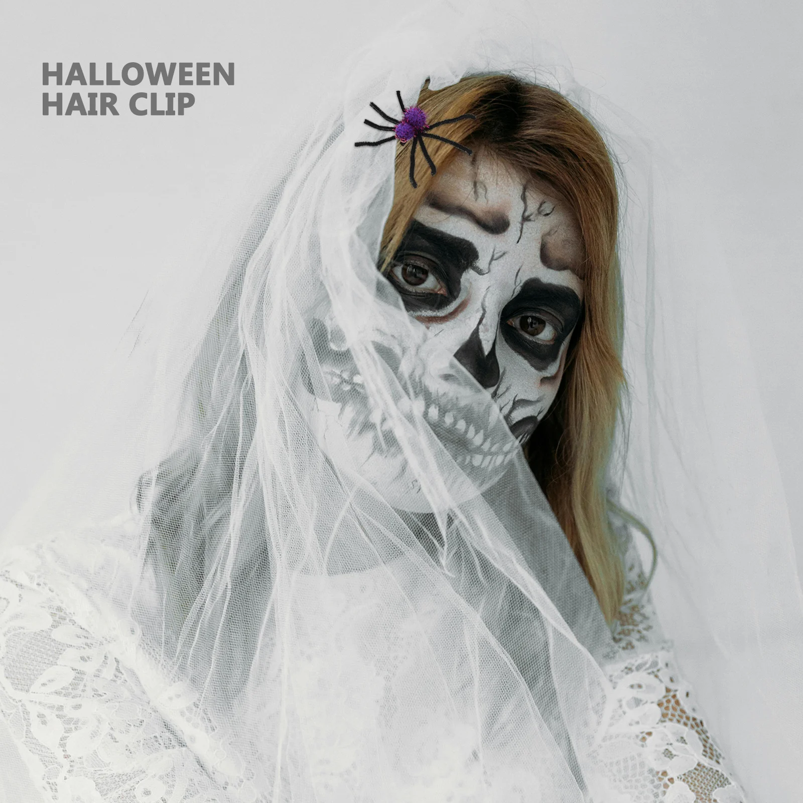 

Заколки для волос, аксессуары для Хэллоуина, аксессуары для бантов для фиолетовых заколок