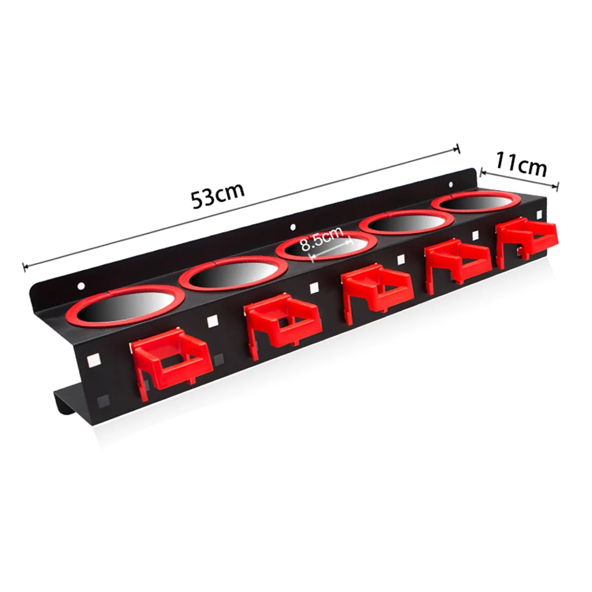 ABNJ Bottle Storage Rack Paint Bottle Storage Rack Hanger Can Detailing Can Organizer Wall Mount for Workspace view 6