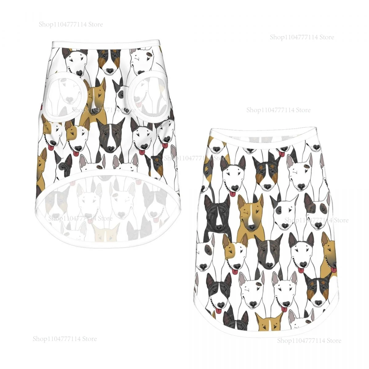 

Бультерьер, одежда для собак, летний жилет для собак и кошек, дышащая крутая одежда для домашних щенков