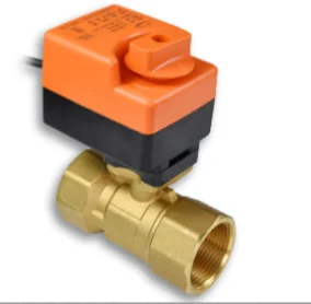 SR207 Dn25 Pn16 1'' Inch Mini Electric Electro Motor Manual in One Forged Brass Ball Valve