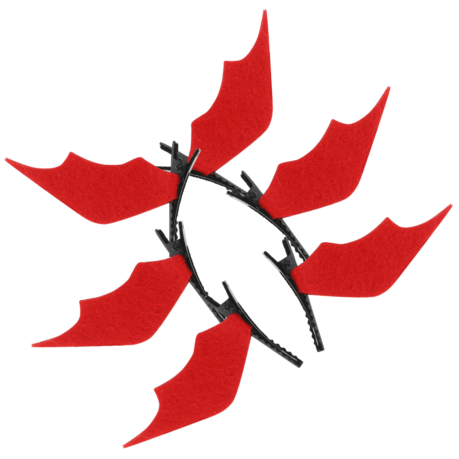 

3Pairs Bat Hair Clips Halloween Wing Hairpin Cute Cartoon Cosplay Accessory for Girls Women Any Age Bat Wing Hair Clips