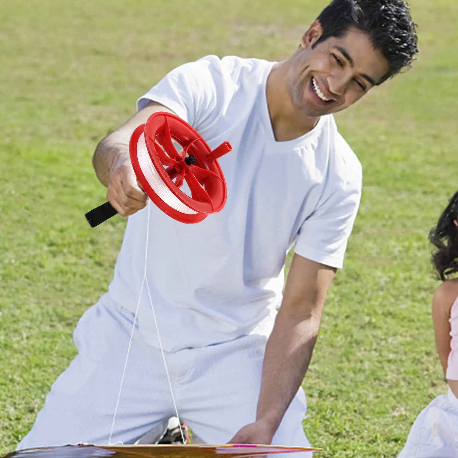 2 Pezzi Avvolgicavo per Aquiloni con Impugnatura Robusta per Facile Conservazione, Accessorio per Sport all'Aperto