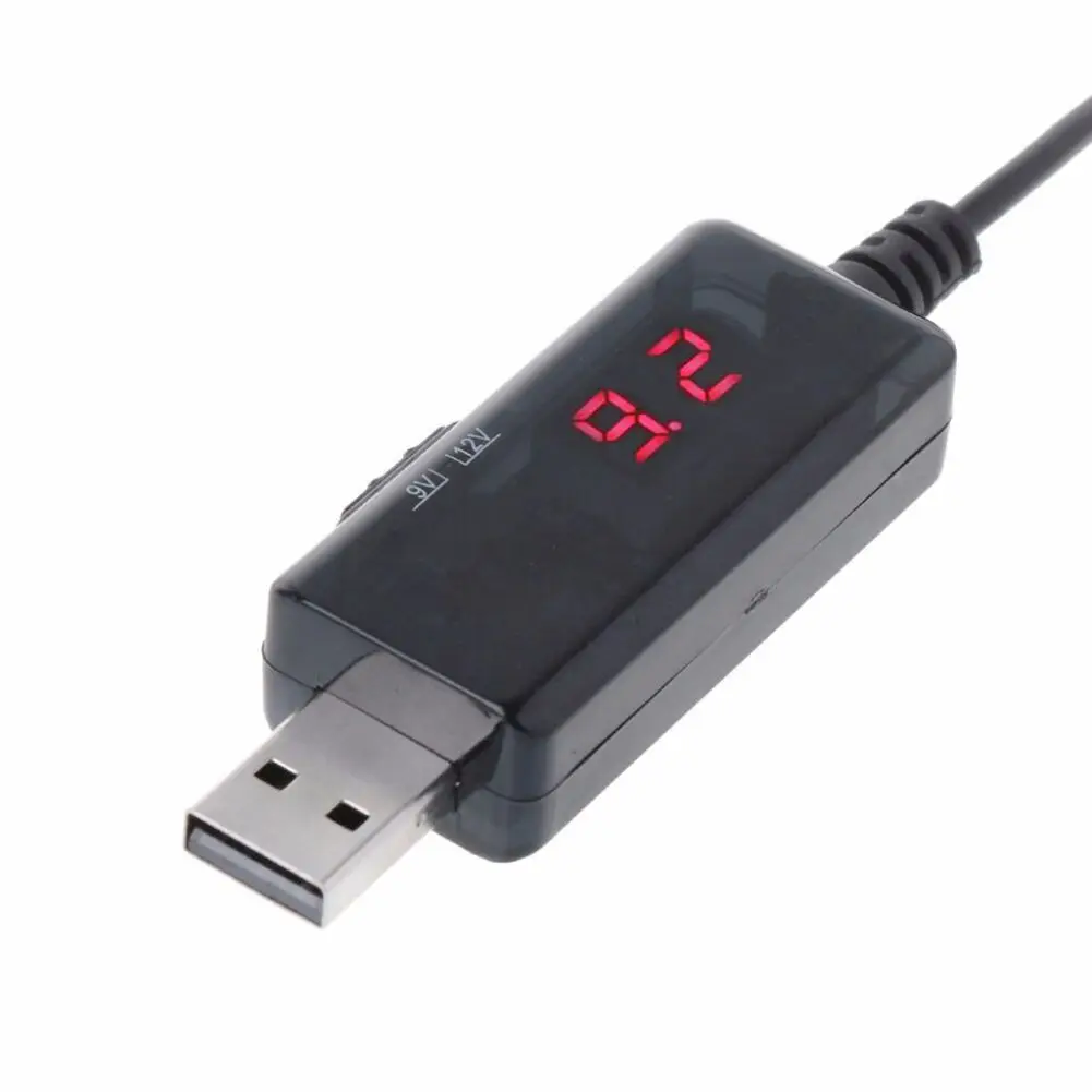 USB DC 5V to 12V 9V Power Cable 5.5*2.1mm For Router WIFI Modem Fan Adapter Wire usb Boost Module Converter Via Powerbank