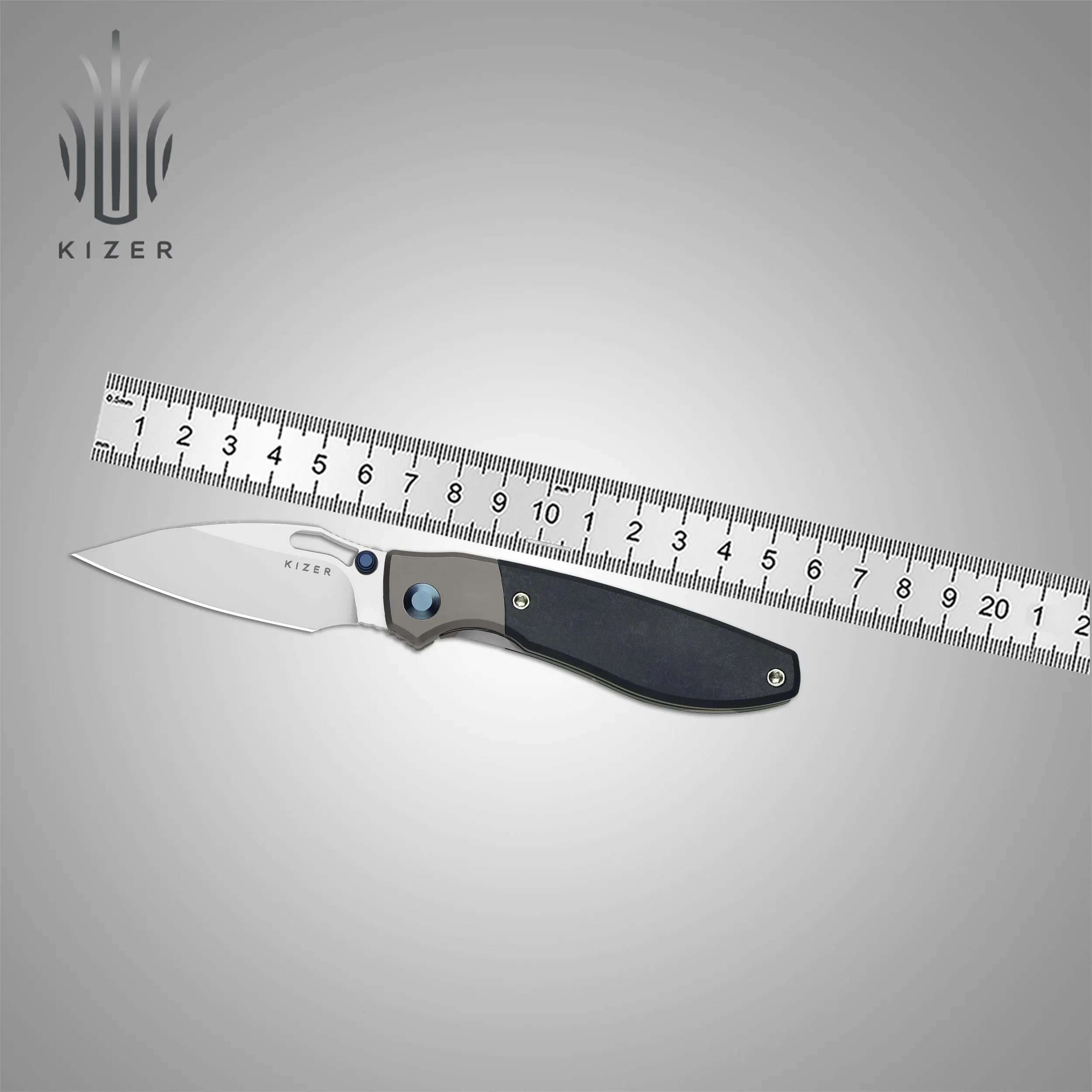 Kizer EDC سكين جيب Ki3746A1/A2/A3 Shrike 2025 جديد S45VN شفرة فولاذية مقبض تيتانيوم بقاء سكاكين تكتيكية قابلة للطي