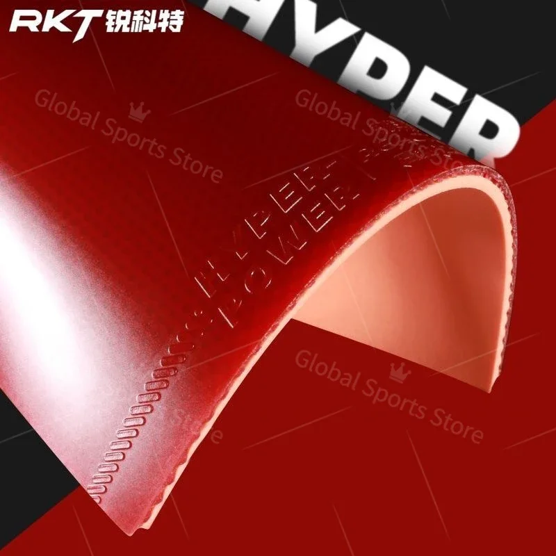 Reactor Hyper Power Provincial Table Tennis Rubber Tacky Suit for Forehand High Elastic Ping Pong Rubber Racket Fast Attack Loop