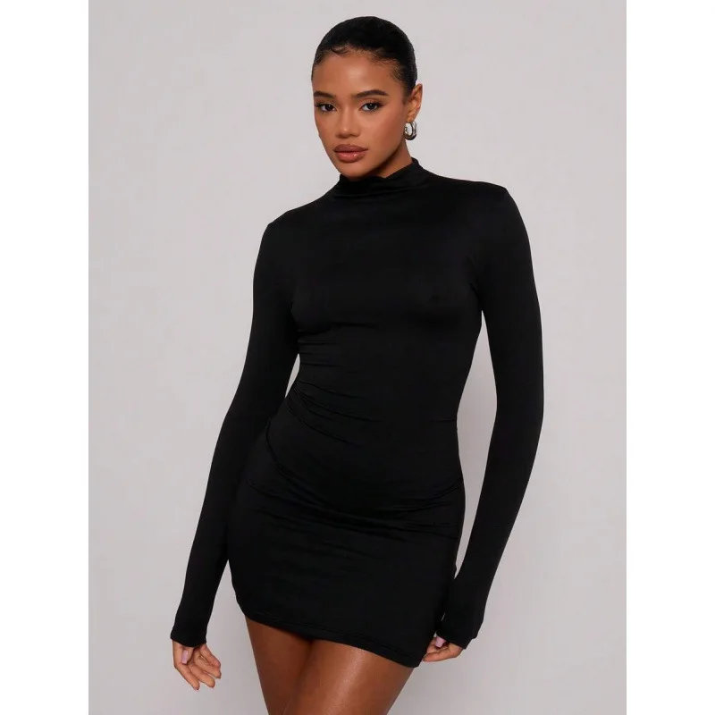 blue maternity dress for wedding Lightning Deal #3 Kate Long Sleeve Satin Photoshoot Dress, XXXL / 61#-Sapphire Blue Color:Mid Green WH-MOVE-OFFLINE Swan Dress Black / The maternity tulle robe