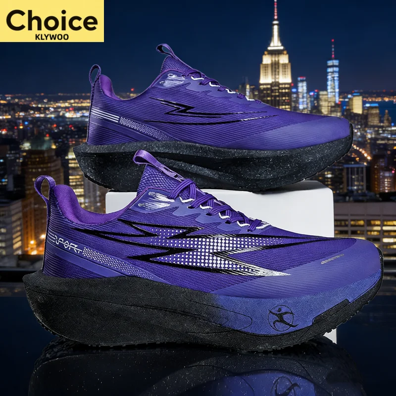 Laufschuhe mit Carbonplatte, professionelle Marathon-Sportschuhe für Herren, atmungsaktiv, leicht, bequeme, rutschfeste Sportschuhe für Damen