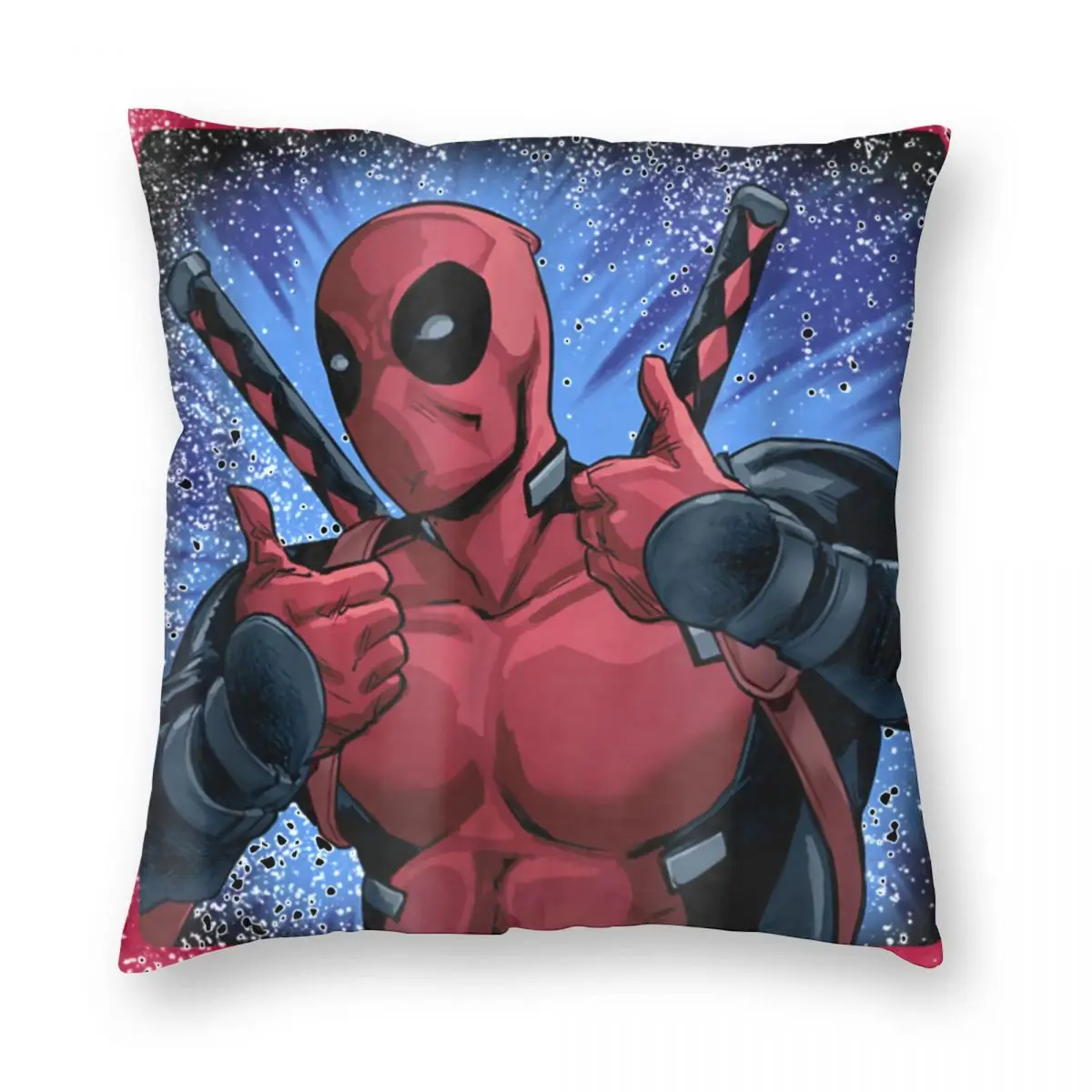 Deadpool Approved Pillowcase Printed Fabric Cushion Cover Decor Pillow Case Cover Sofa Square 40*40cm