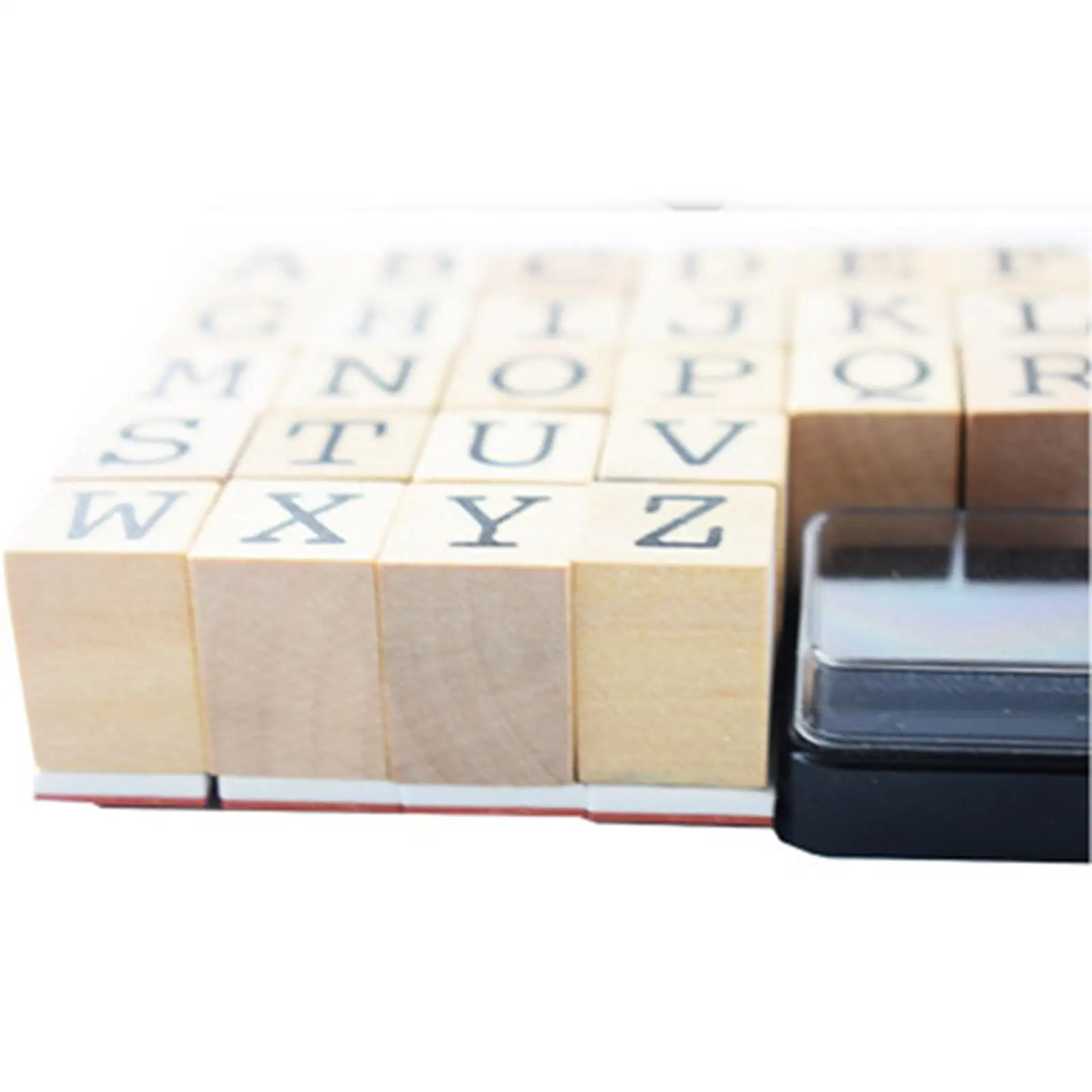 

Rustic Wooden Rubber Stamps Stamper Seal Set Decorative Mini Stamps Letters Alphabets Stamp for Calendar DIY Crafts Writing